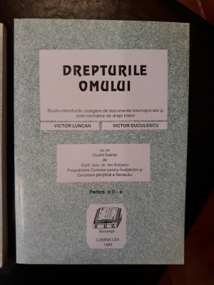 Drepturile omului- Victor Luncan, Victor Duculescu foto