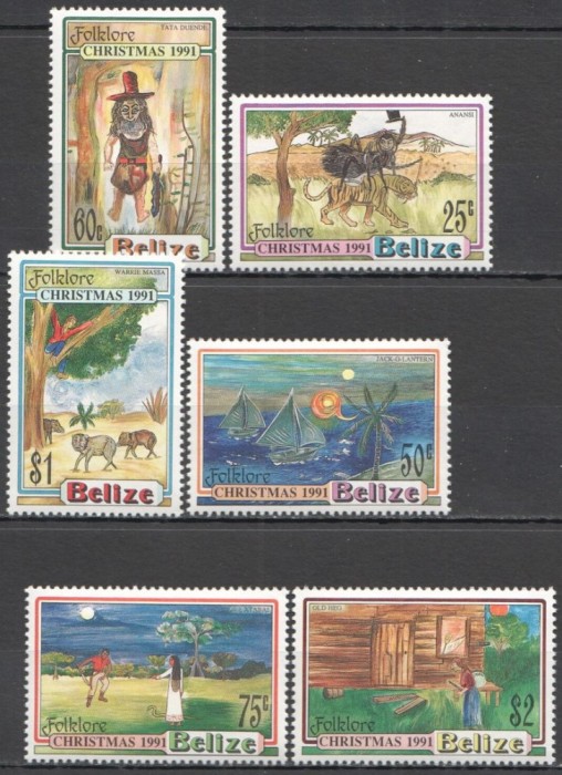BELIZE 1991 CRACIUN