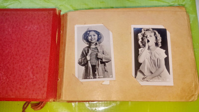E921-I-Album vechi Artiste Fetite si Femei Foto din studiouri cinema de epoca. foto
