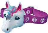 Lanterna frontala Unicorn pentru copii, cu lumina si sunet