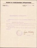 HST A889 Scrisoare de recomandare 1922 Deutsch-schwabischen Volksgemeinschaft