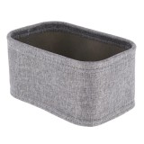 Coș Depozitare Rectangular Eva Poliester 22X14X6.5 Cm &ndash; Gri | Organizatoare Baie