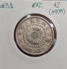 812 Japan Japonia 50 Sen - Meiji 42 (1909) Y#31, argint,, Asia