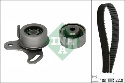 INA 530 0427 10 Set curea de distributie foto