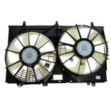 GMV radiator electroventilator Lexus RX, 2009-2015, RX450h, motor 3.5 V6, benzina/electric, cutie CVT, cu AC, 375/375 mm; (3 +3) pini, cu modul de co