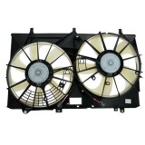 GMV radiator electroventilator Lexus RX, 2009-2015, RX450h, motor 3.5 V6, benzina/electric, cutie CVT, cu AC, 375/375 mm; (3 +3) pini, cu modul de co, Rapid