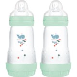 MAM Perfect Star Anti-colic Bottle biberon anticolici 2m+ Mint 2x260 ml