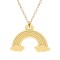 Rainbow - Colier personalizat din argint 925 placat cu aur galben 24K Curcubeu