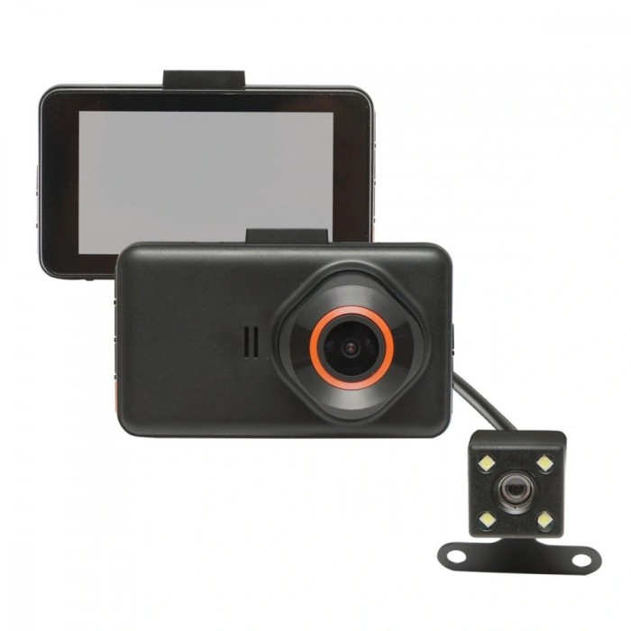 Camera video auto duala fata spate FHD cu display 3 inch LCD Cod: BK69552