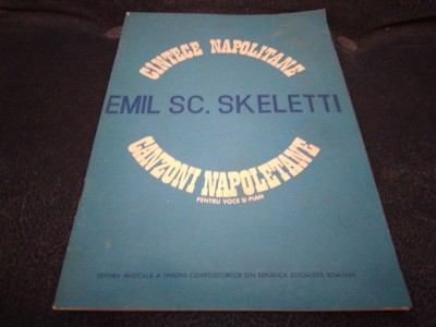 EMIL SC SKELETTI - CANTECE NAPOLITANE PARTITURI foto