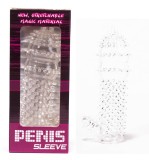 Extensie/Manson Penis Super Silikon, Transparent, 14 cm, Debra