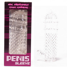 Extensie/Manson Penis Super Silikon, Transparent, 14 cm