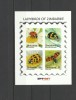 ZIMBABWE 2018 INSECTE BUBURUZE, Nestampilat