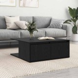 VidaXL Masă de cafea Stejar negru 80 x 80 x 31 cm Lemn compozit