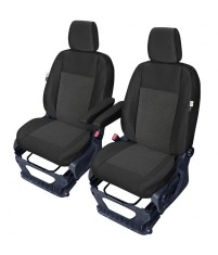 Set huse scaune auto Kegel, dedicate pentru Ford Tourneo Custom 1 + 1 model V362, 2013-12.2023, set huse 2 scaune fata, 2 huse tetiera si 2 huse brat