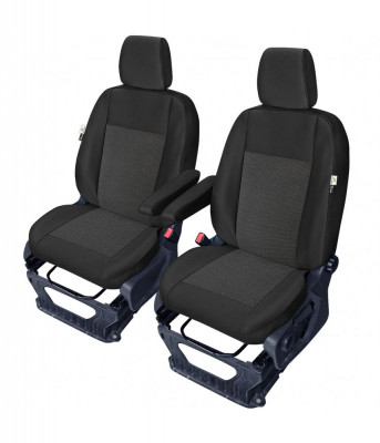 Set huse scaune auto Kegel Tailor Made pentru Ford Tourneo Custom 1 + 1, set huse scaun camion foto