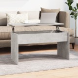 Cumpara ieftin Măsuță de cafea, gri beton, 102x50,5x52,5 cm, lemn prelucrat