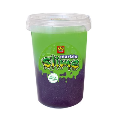 Slime pentru copii violet si verde 200 gr foto