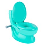 Olita tip WC, cu sunet, Turcoaz, 28x39x38 cm &ndash; Dolu