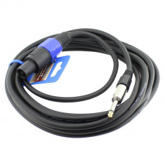 Cablu jack 6,3mm tata - Speak-On tata, 5m, Cabletech - 402226 foto