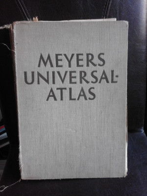 Meyers Universal Atlas (text in limba germana) foto