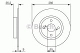 Disc frana TOYOTA COROLLA Hatchback (E11) (1997 - 2002) BOSCH 0 986 479 335