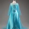 Rochie/rochita costum Elsa Frozen cu trena lunga