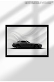 Poster Canvas cu Mașină Sport &ndash; Print Ne&icirc;nramat - Pasionați Auto - 1846 SLS AMG - Silver | A4 (21 x 29.7 cm)