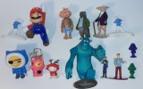 Hello Kitty Winnie Strumf Mario Print Spud articulat Potter Disney pisica14 T1