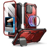 Husa pentru iphone 16 pro max + folie - i-blason armorbox - ruddy