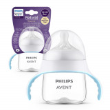 Cana de tranzitie cu manere ergonomice pentru +6 luni Natural Response SCF263/61, 150ml, Philips Avent