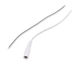 Cablu DC Alb 5m 2x0,5mm2 5,5/2,5 Soclu Drept