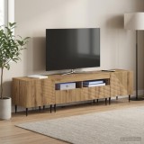 Cumpara ieftin Set de 3 piese pentru TV cu LED Stejar Artizanal Lemn prelucrat