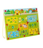 Labirint cu bile si creion magnetic pentru copii, model animale domestice