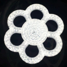Lampa LED Floare 36W Alb Rece E27 28cm foto