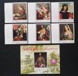 YEMEN K.- PICTURA- SALVATI MONUMENTELE FLORENTEI-6 V.+1 S/Sh.DANT.-MNH**YK 038