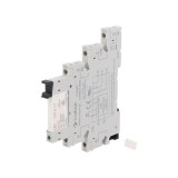 Releu Intermediar SPDT 24V AC/DC pentru Șină DIN