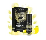 Gel Stimulator Vibrator Lichid Dual Vibe! Aroma Gin tonic si Lamaie, 15 ml, Orgie