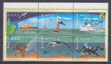 BRAZILIA 1999 MARINA FAUNA MARINA PESCUIT ARHIPELEAG S.PEDRO S.PAOLO BLOC MNH, Nestampilat