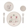 Set vesela copii 5 piese Reer Growing din materiale naturale, fara BPA