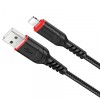 Cablu Date si Incarcare USB-A - Lightning HOCO X59 Victory, 18W, 1m, Negru, Apple