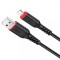 Cablu Date si Incarcare USB-A - Lightning HOCO X59 Victory, 18W, 1m, Negru