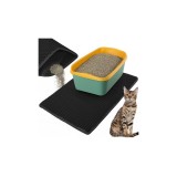 Covoraș pentru litieră Purlov 75 &times; 55 cm, negru