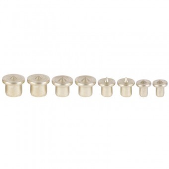 Set punctatoare pentru dibluri lemn, Strend Pro DP-093, 8 buc, 2-12mm foto
