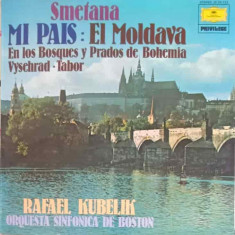 Disc vinil, LP. Mi Pais, El Moldava-Bedrich Smetana, Boston Symphony Orchestra, Rafael Kubelik