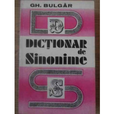 DICTIONAR DE SINONIME-GH. BULGAR