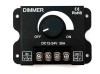 Dimmer pentru benzi LED, control manual, 12V-24V, 30A, negru