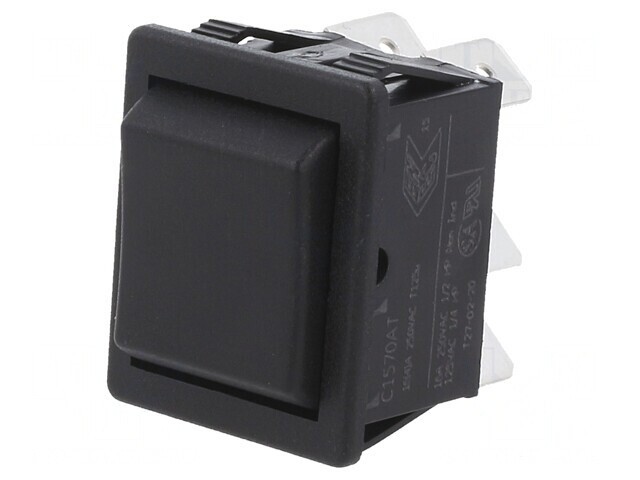 Rocker Switch DP3T ON-OFF-ON 16A 250V 28x22mm