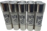 Set 10 sigurante 10x38 10A fuzibile cilindrice ceramica 500V AC gG, Omu System