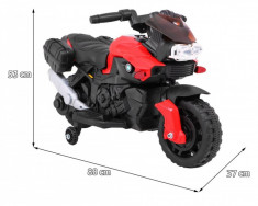 Motocicleta electrica SmartBike, negru cu rosu foto